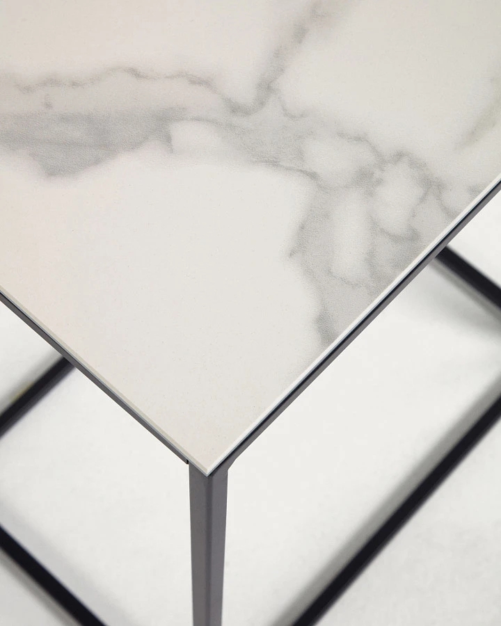 Журнальный столик Rewena с керамической столешницей 45 x 30 см - фото 5