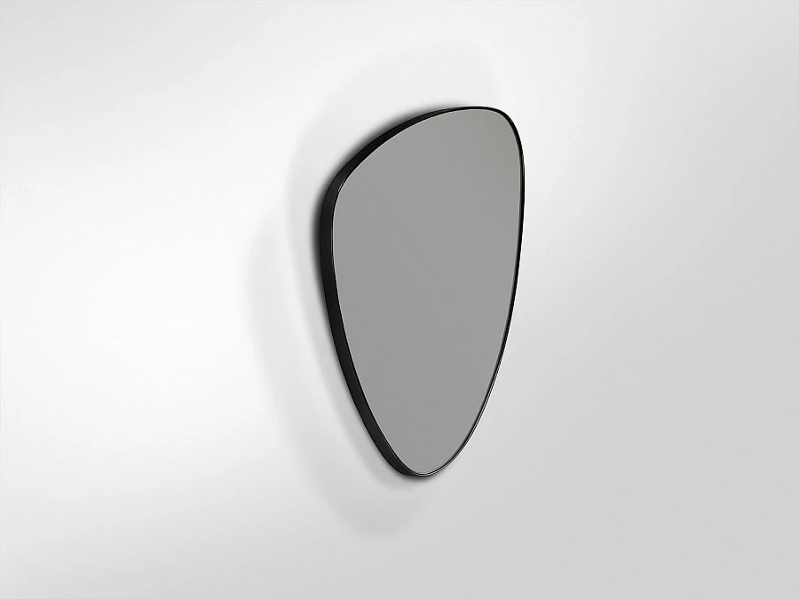 Треугольное зеркало Orio 84X55 черное - фото 4