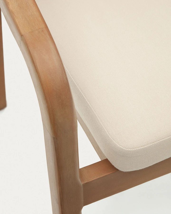 Malaret Стул из массива эвкалипта и белого шнура - фото 10