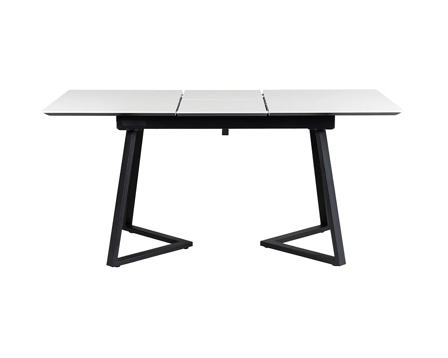 Стол Роналдо раздвиж. 140-180 Светлый мрамор/Бабочка - фото 5