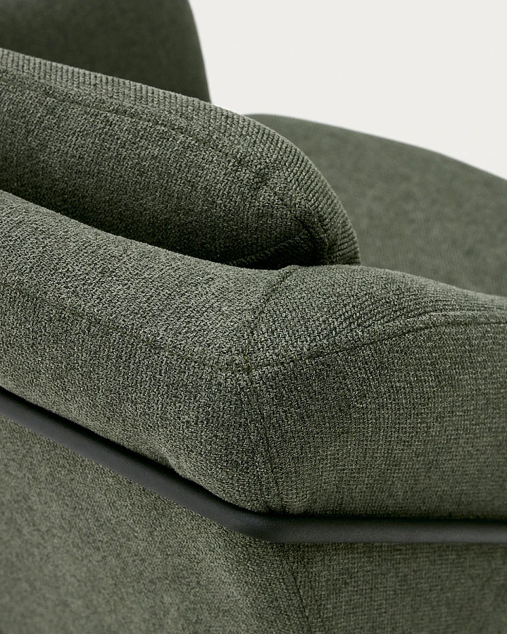 Brida Кресло зеленое на черных стальных ножках - фото 10