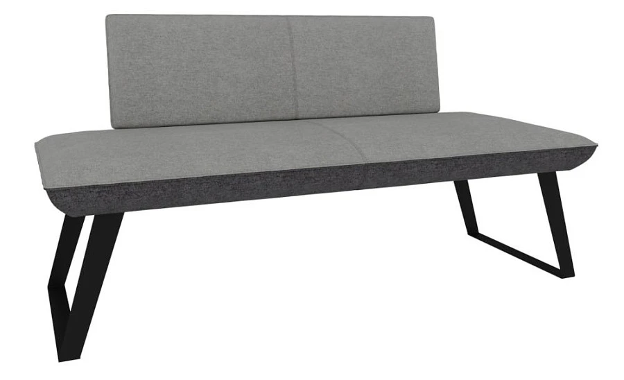 Диван кухон. Cosmo 140 silver/grey 1500*680*830