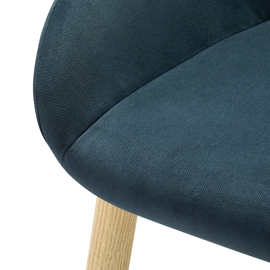 Кресло Kent Diag blue/нат.дуб - фото 6