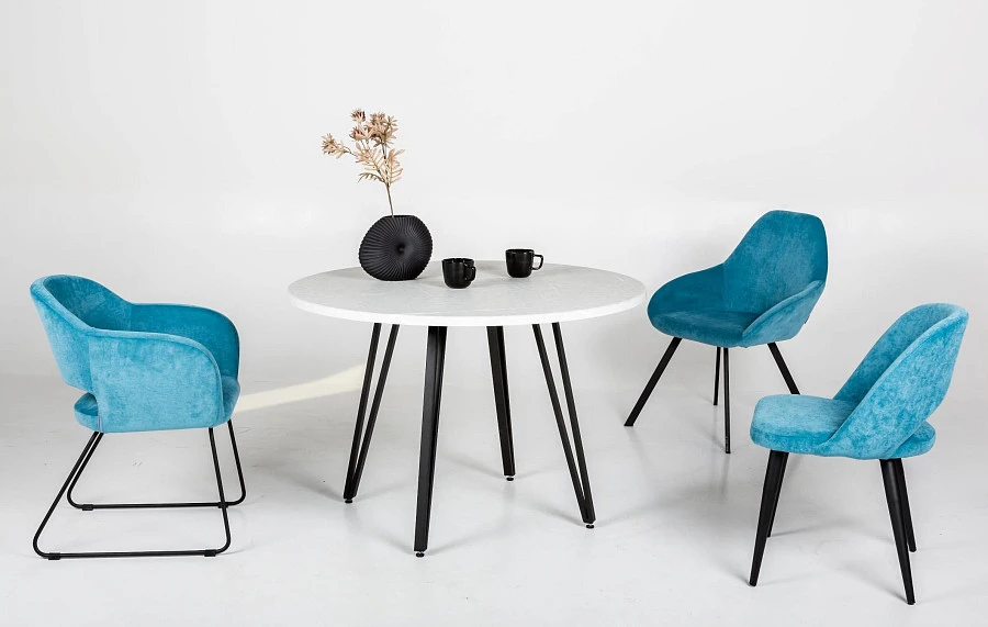 Стол Диего D110 мрамор бьянко - фото 6