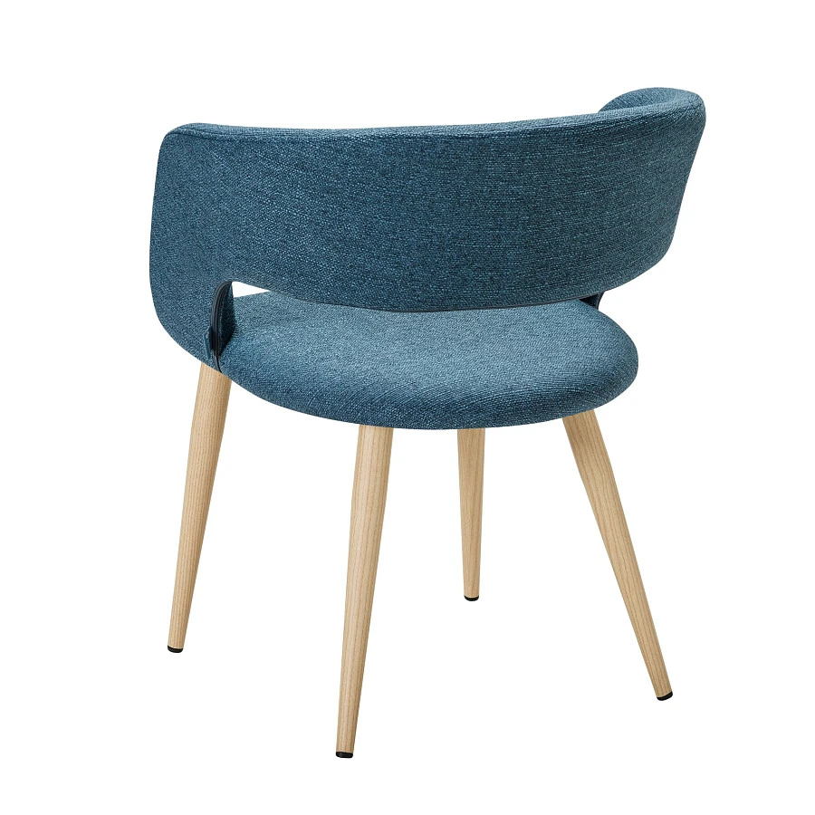 Стул Hugs синий/нат.дуб - фото 4