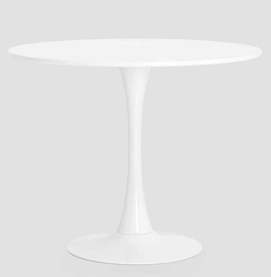 Стол Tulip D90 белый - фото 2