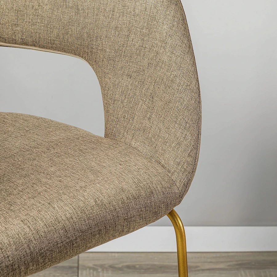 Кресло Бар. Hugs beige/Линк золото - фото 10