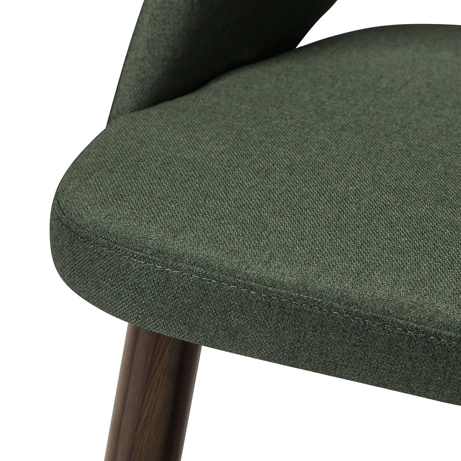 Стул Lars темно-зеленый/т.орех - фото 6