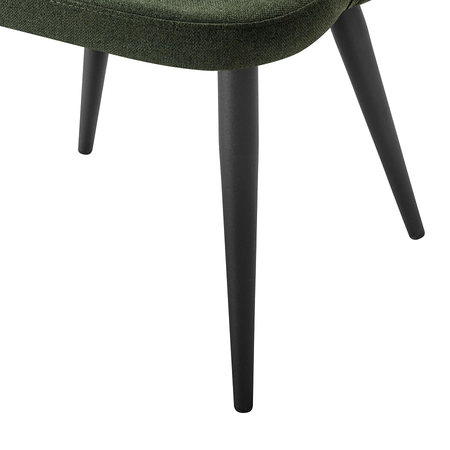 Стул Lars тёмно-зелёный/черный - фото 5