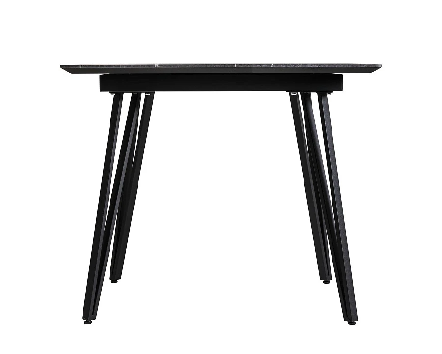 Стол Диего 860*860 мрамор графит со скосом - фото 2