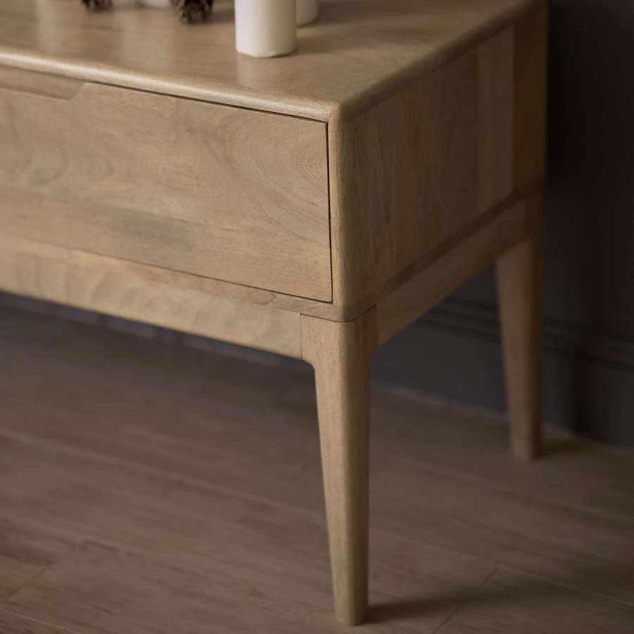 Консоль из массива, СОЛЬВЕЙГ 3 ящика - фото 7