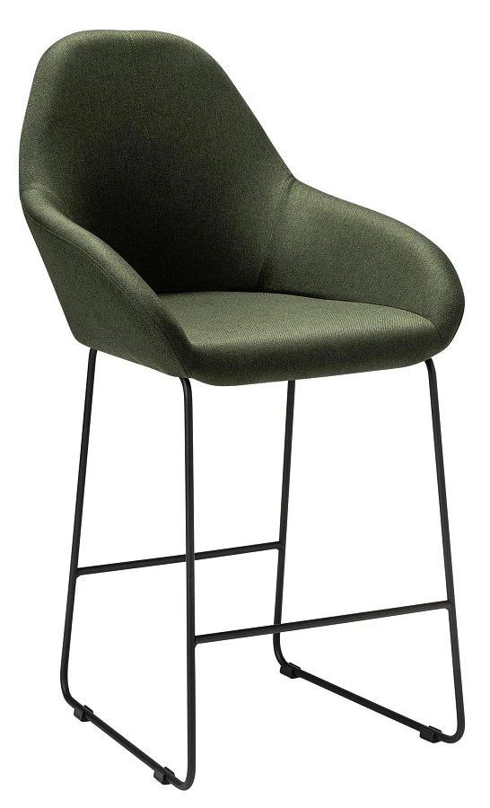 Кресло полубар Kent тёмно-зеленый/Линк