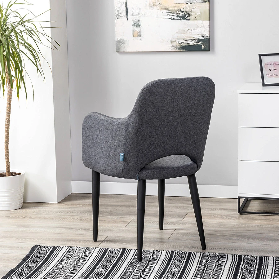 Кресло Ledger темно-серый/черный - фото 15