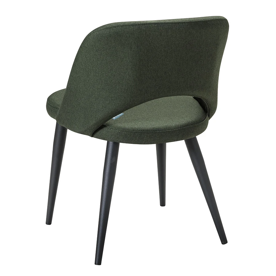 Стул Lars тёмно-зелёный/черный - фото 4