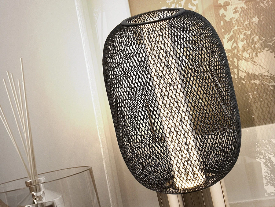 Настольная лампа Micron черный / золотой - фото 4