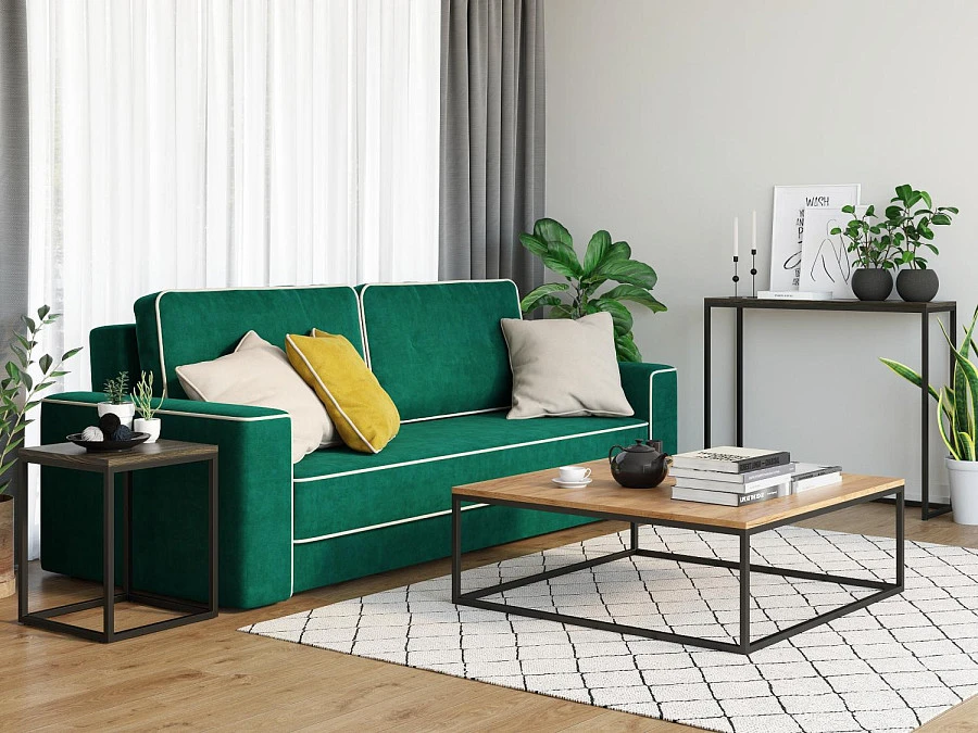 Стол журнальный Мальборк Квадро Венге лофт - фото 4