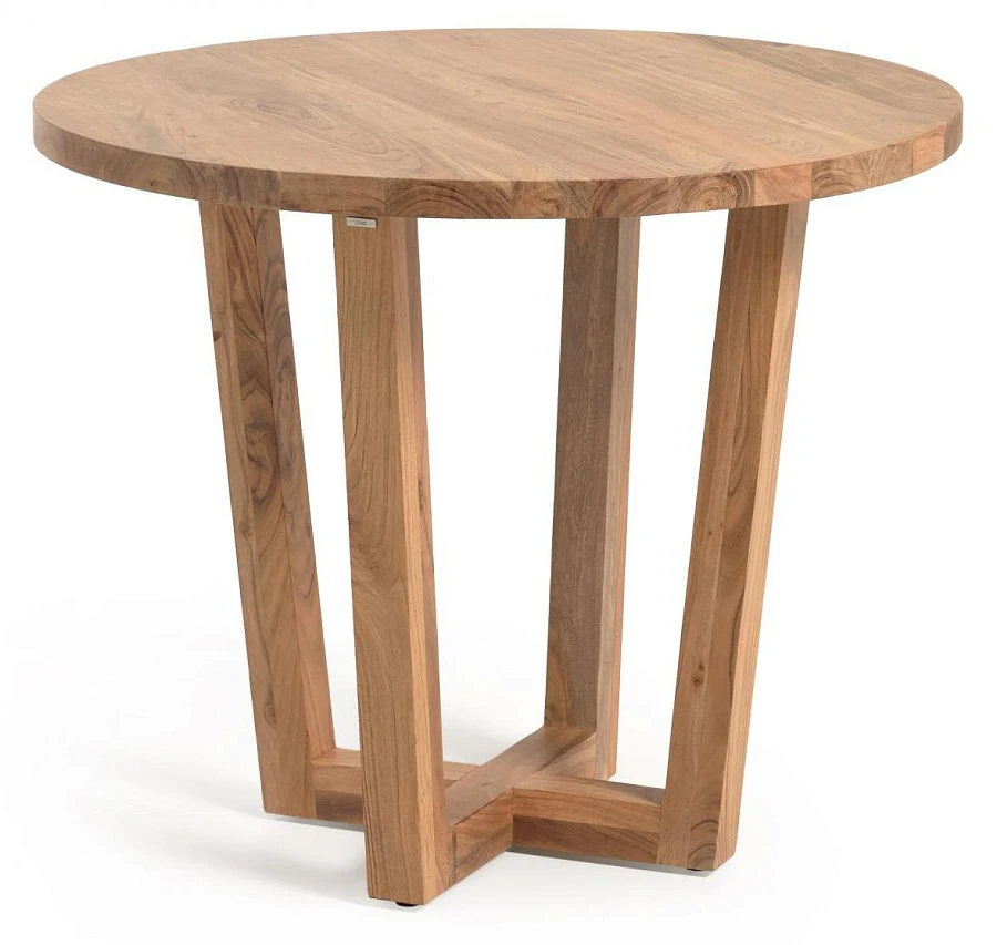 Стол Nahla массив акации d 90 см - фото 2