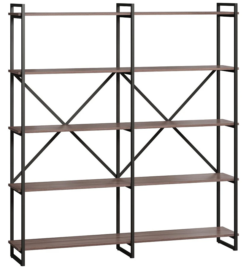 Стеллаж Мальборк 160 Шимо темный лофт