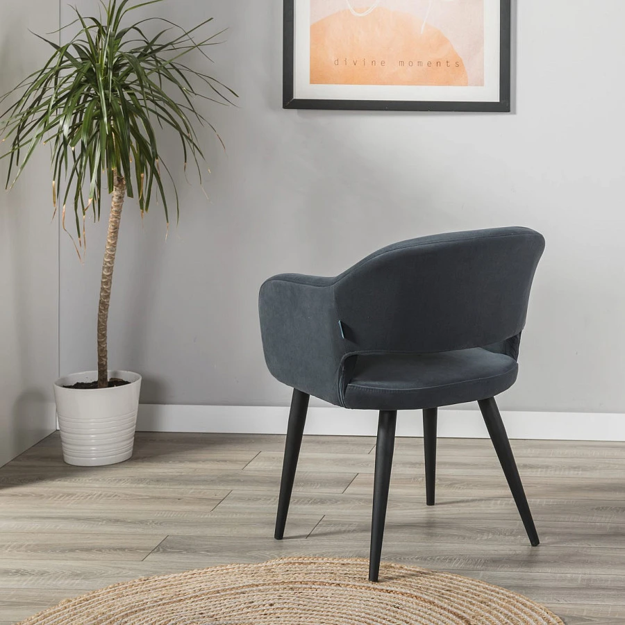 Стул Oscar Diag grey/черный - фото 9