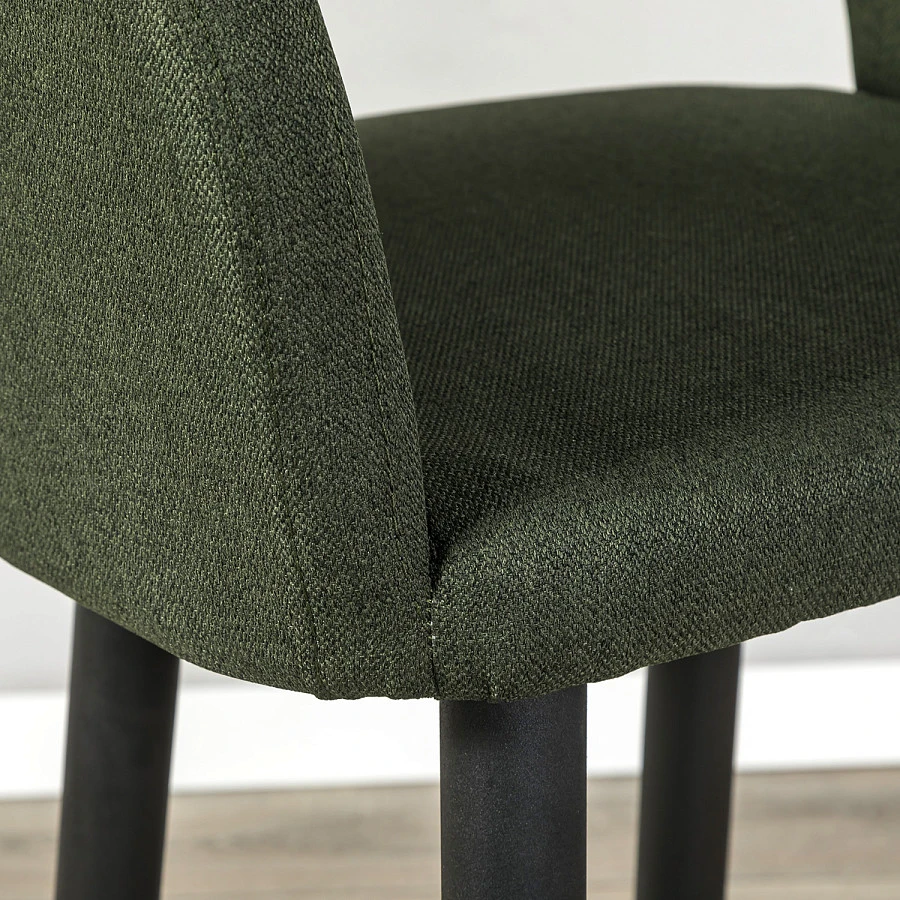 Кресло Бар.Oscar тёмно-зеленый/черный - фото 11