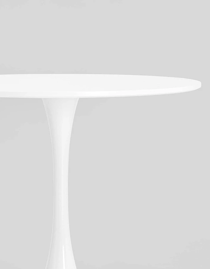 Стол Tulip D90 белый - фото 5