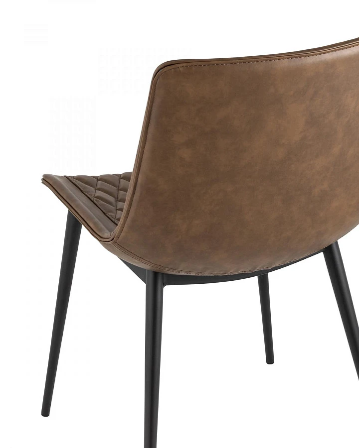 Стул TEXAS экокожа коричневый - фото 7