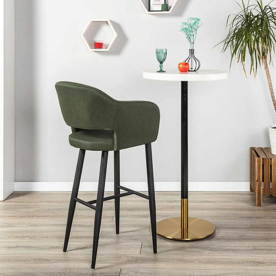 Кресло Бар.Oscar тёмно-зеленый/черный - фото 10