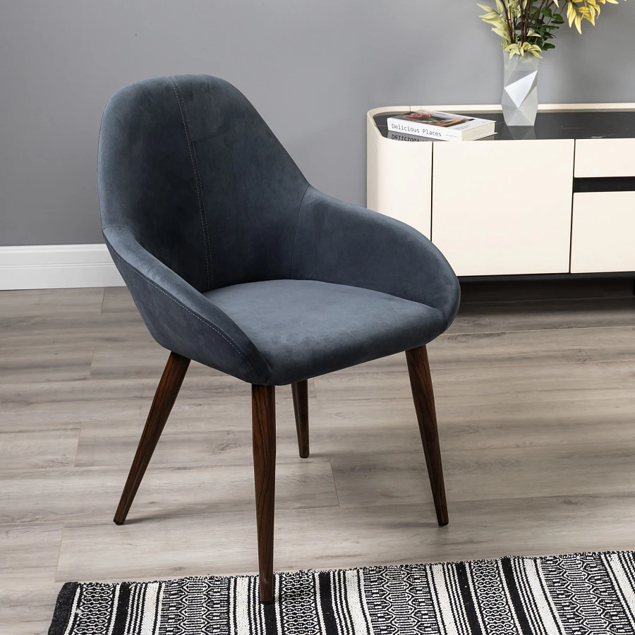 Кресло Kent Diag grey/т.орех - фото 10