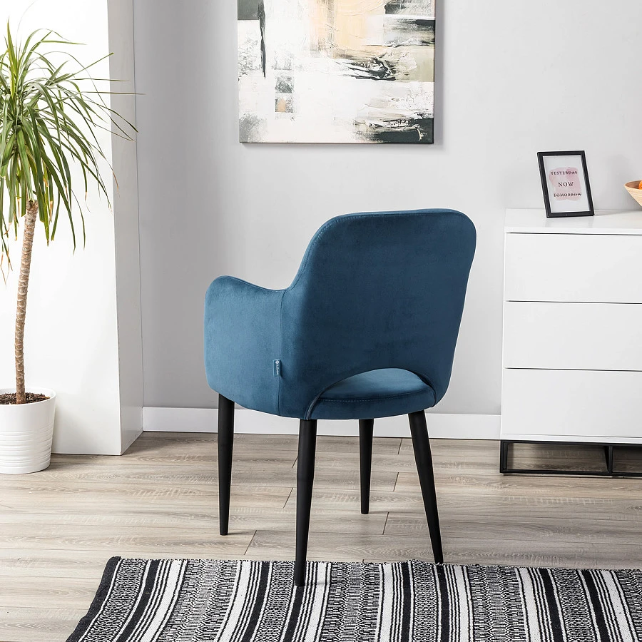 Кресло Ledger Diag blue/черный - фото 8