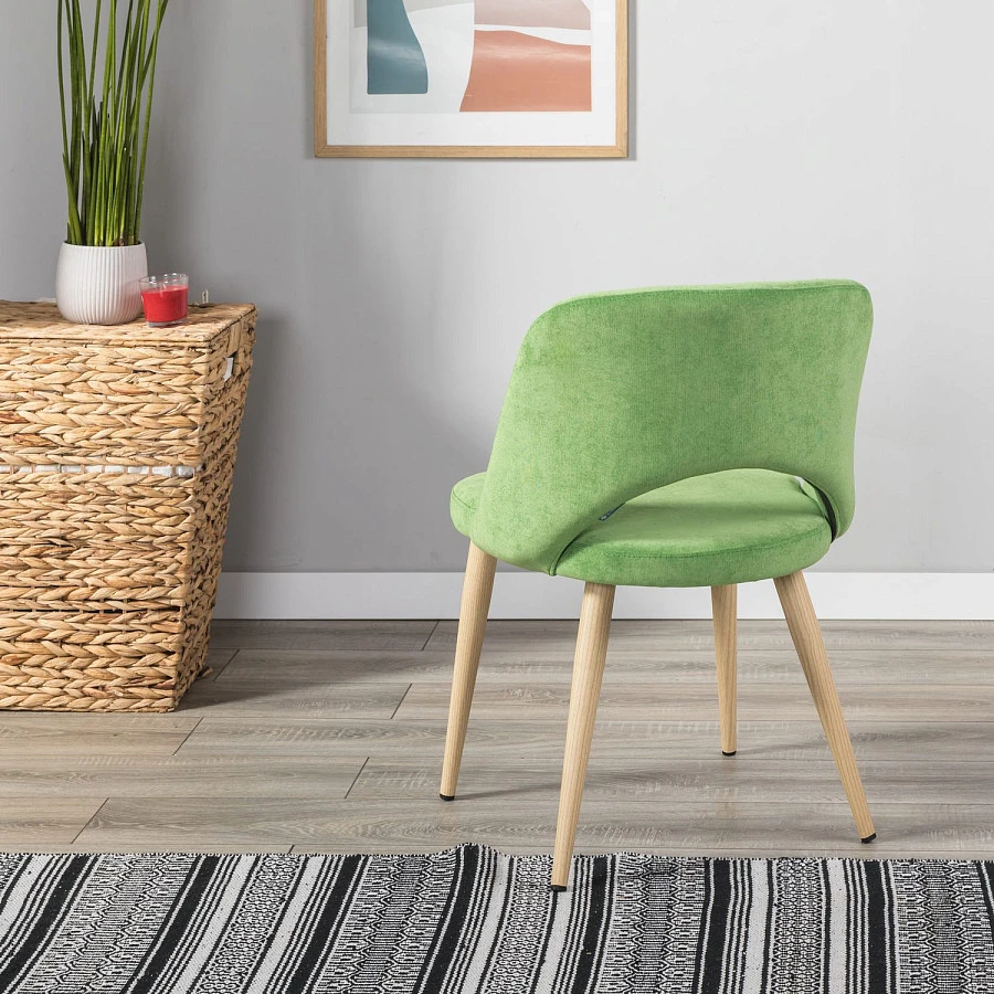 Кресло Lars Green/нат.дуб - фото 12