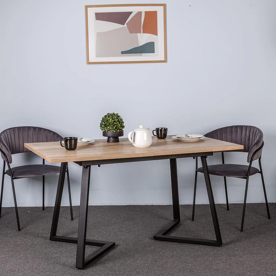 Стол Роналдо раздвиж. 120-160 Галифакс Натур - фото 7