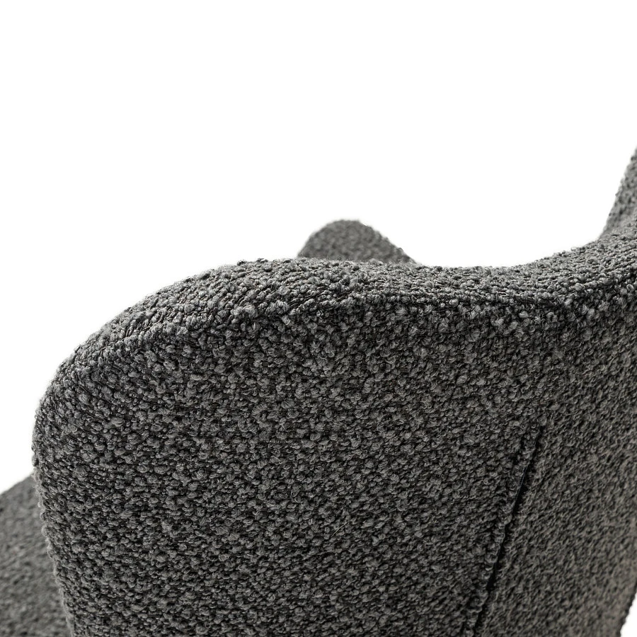 Кресло Хайбэк темно-серый/т.орех - фото 7