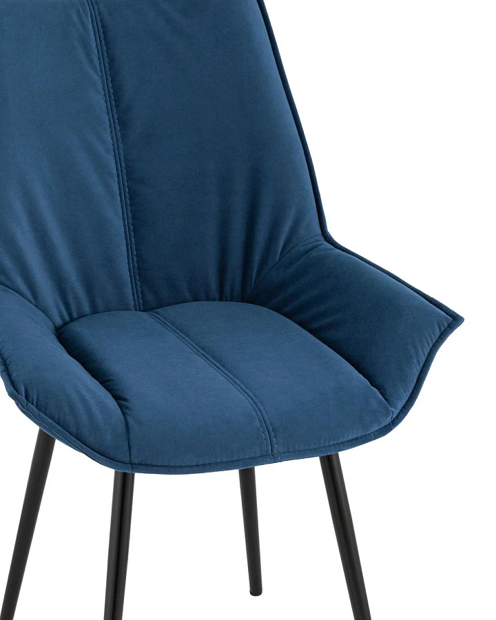 Стул Осло велюр синий - фото 6