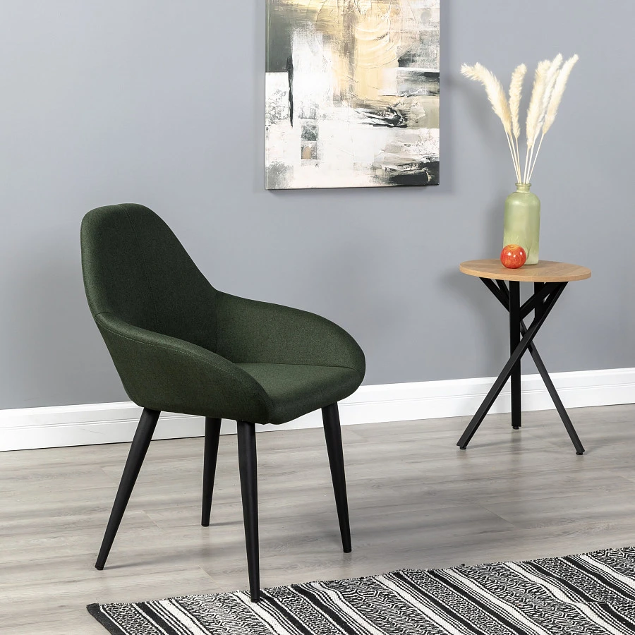 Кресло Kent тёмно-зелёный/черный - фото 13