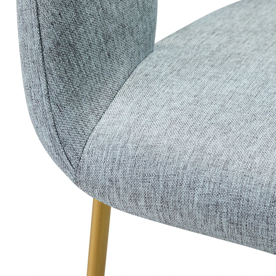 Кресло полубар Hugs св.сер/Линк золото - фото 4