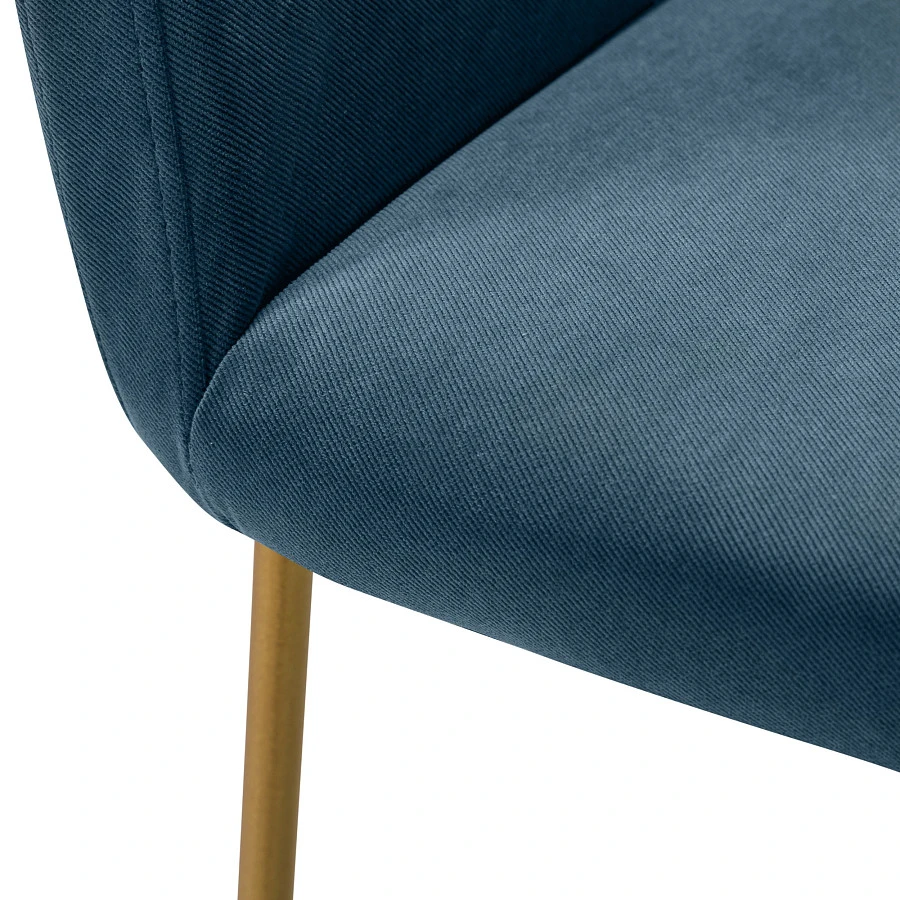 Кресло Бар. Oscar Diag blue/Линк золото - фото 4