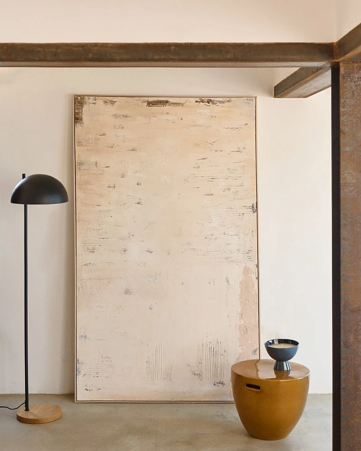 Торшер из дерева ясеня Catlar и металла черный - фото 4