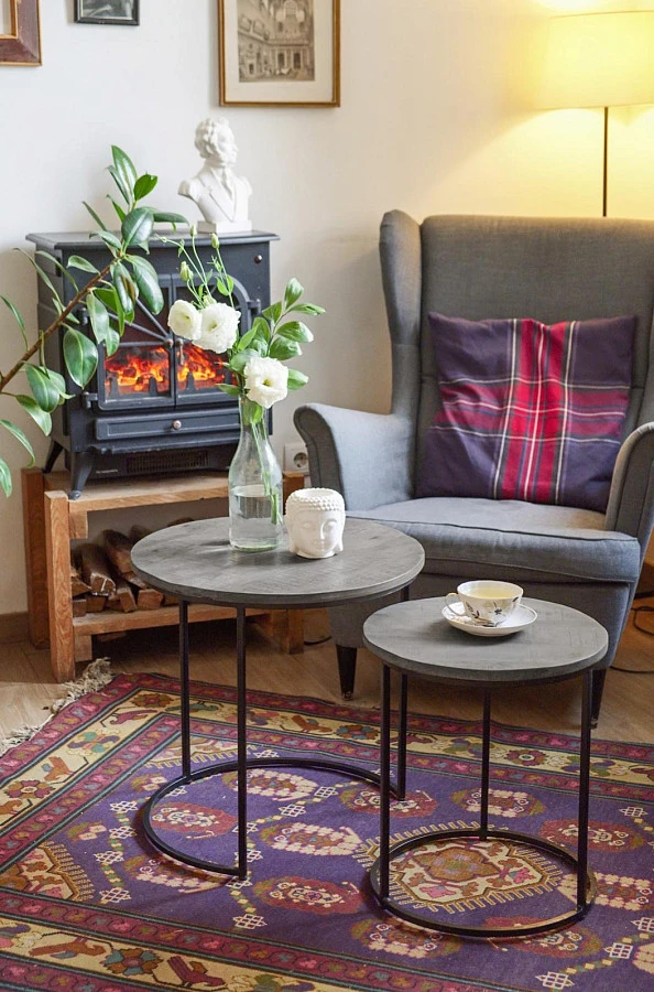 Набор серых столиков, ИНДУ ДХУСАР - фото 9