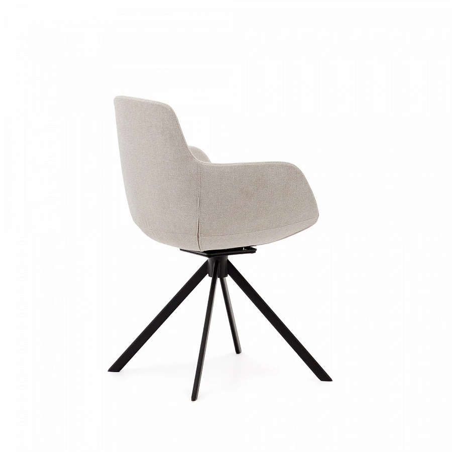 Рабочее кресло Tissiana-беж.син и мат/чер ал. - фото 3