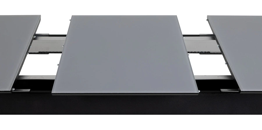 Стол раскл. Combi Glass 140-180 Automatic Natur/Dark matte glass - фото 4