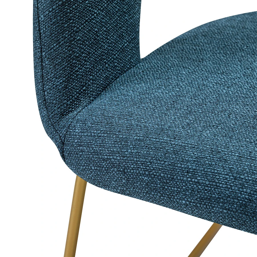 Кресло Hugs синий/Линк золото - фото 4