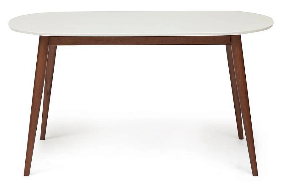 Стол обеденный MAX (Макс) Белый + Коричневый - фото 2