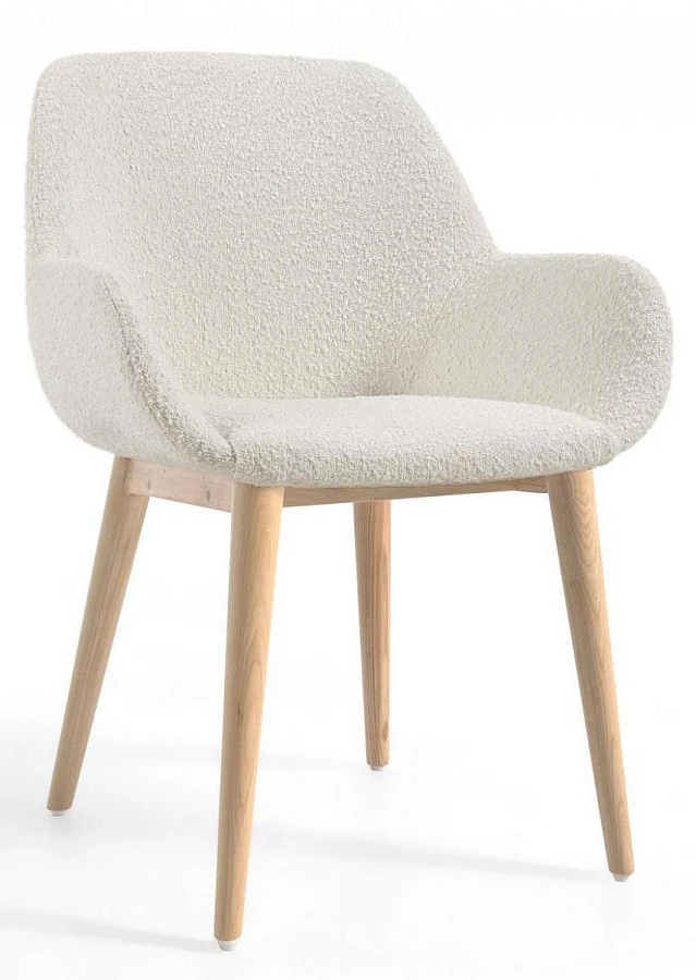 Стул Konna белый/ массив ясеня