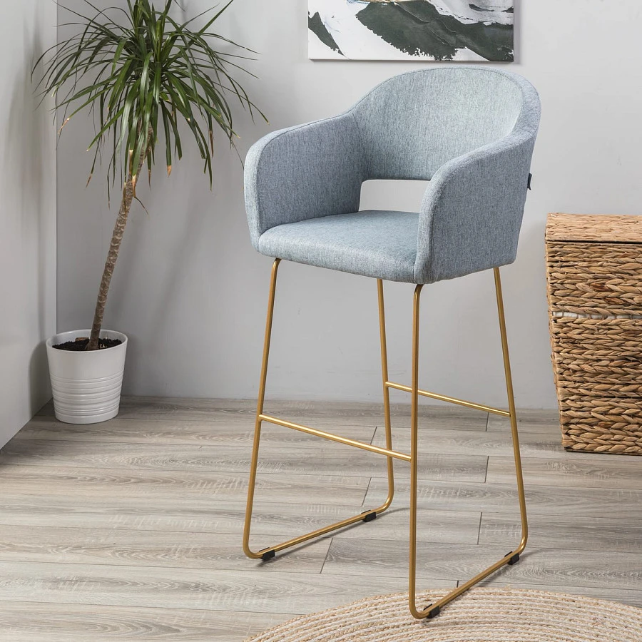 Кресло Бар Oscar Грей/ЛинкЗолот - фото 11