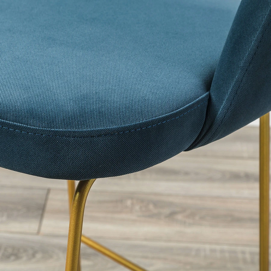 Кресло полубар Lars Diag blue/Линк золото - фото 10