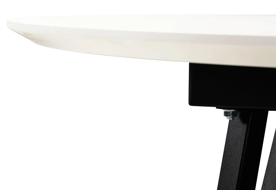 Стол Диего d960 белый со скосом - фото 4