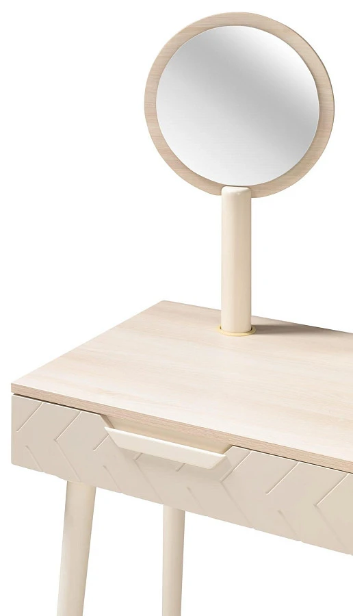 Зеркало для стола туалетного Сканди Жемч.-белый - фото 6