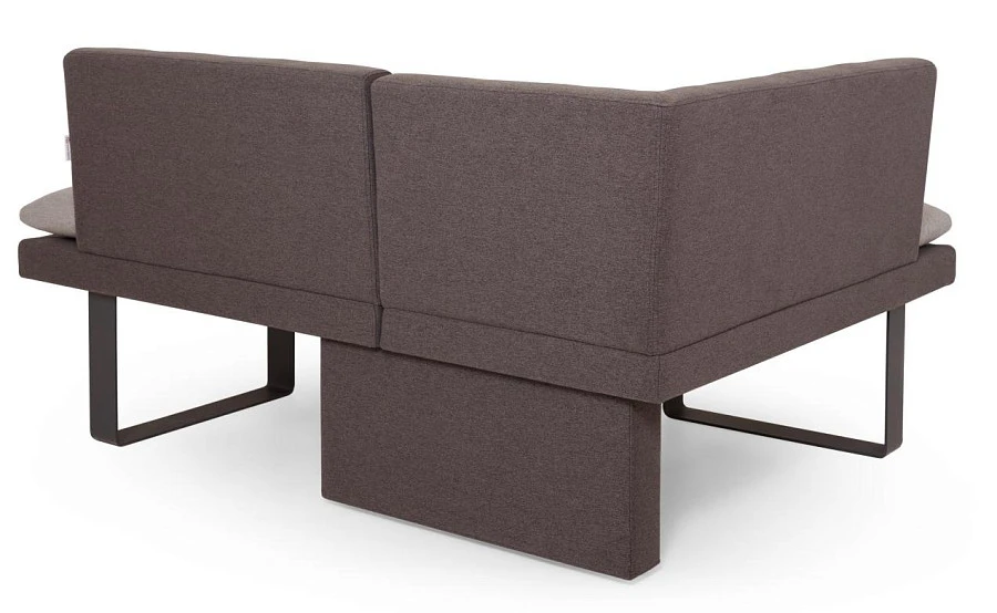 Диван кухон. Magiс 120-158 L grey/silver - фото 4