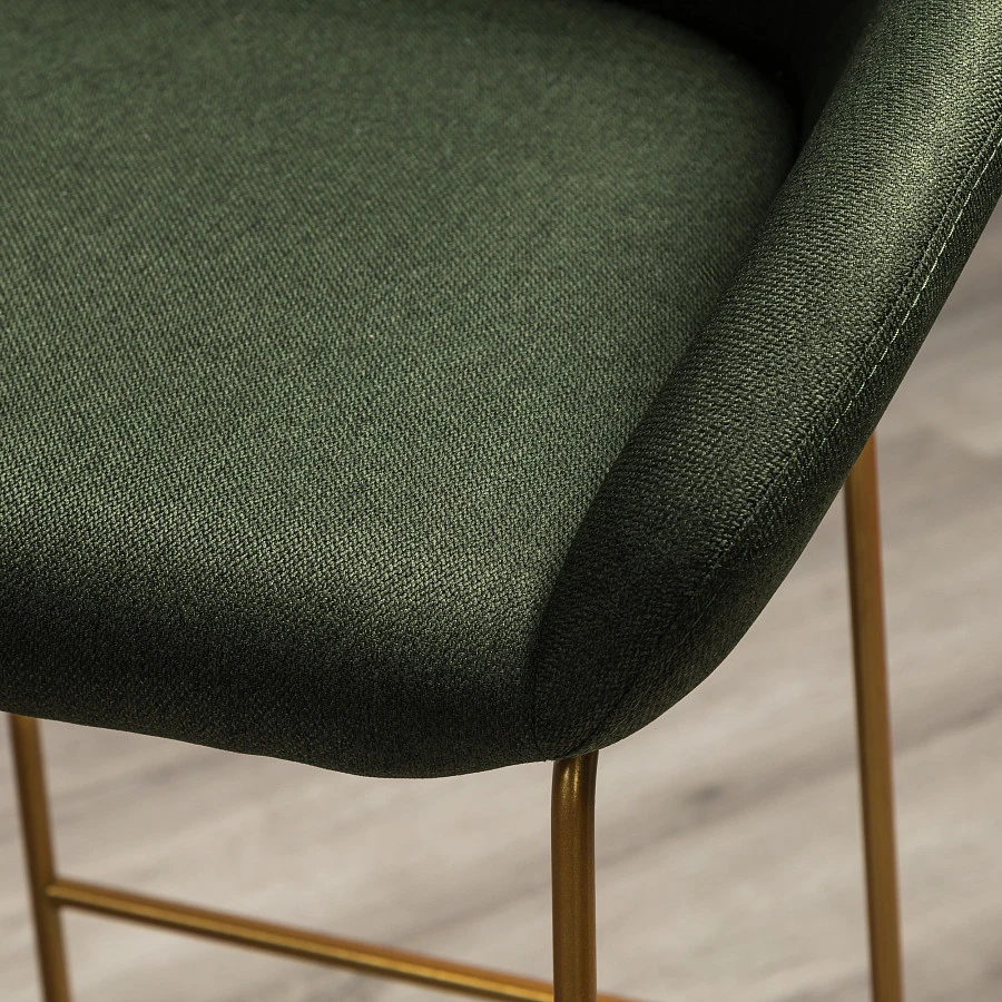 Кресло Бар. Kent тёмно-зеленый/Линк золото - фото 16