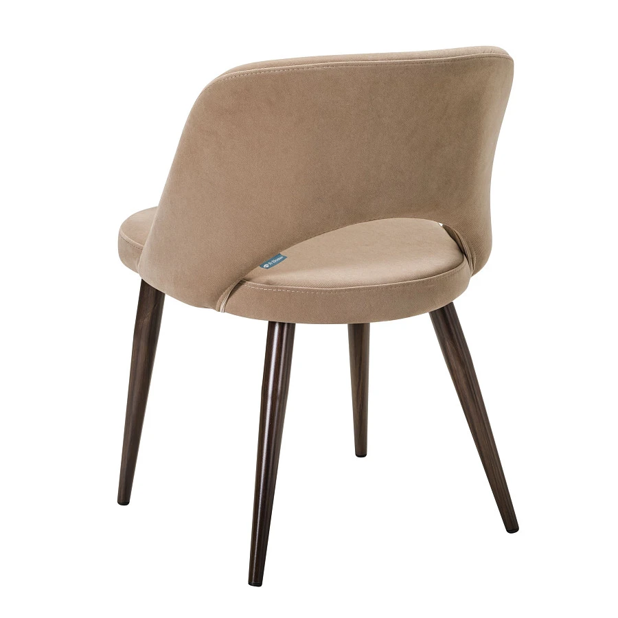 Стул Lars Diag beige/т.орех - фото 4